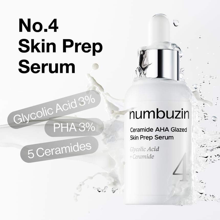 numbuzin - No.4 Ceramide AHA Glazed Skin Prep Serum - Gallery 1