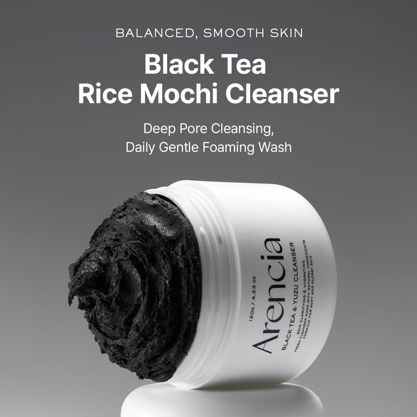 Arencia - Black Tea Rice Mochi Cleanser 120g - Gallery 2