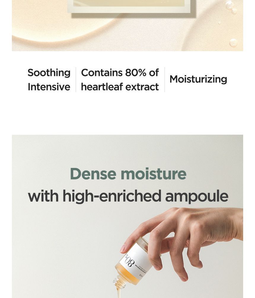 Anua - Heartleaf 80 Moisture Soothing Ampoule Mask (1 sheet mask) - Gallery 2