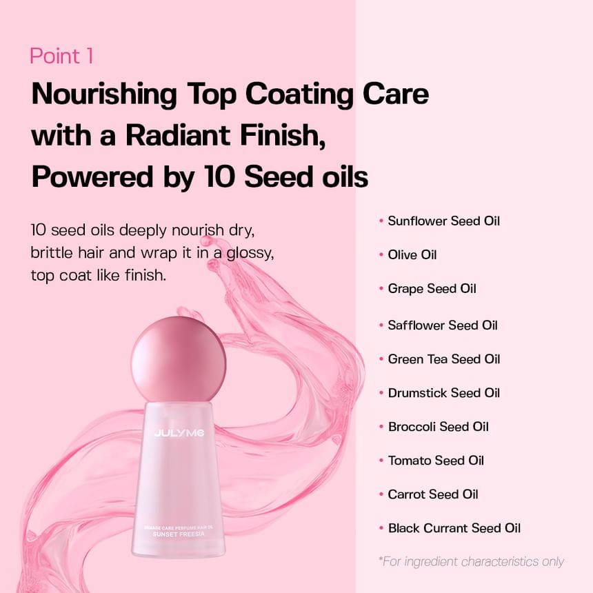JULYME - Damage Care Perfume Hair Oil - Gallery 3