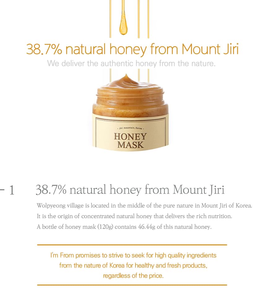 I'm from - Honey Mask 30g [MiniSize] - Gallery 3