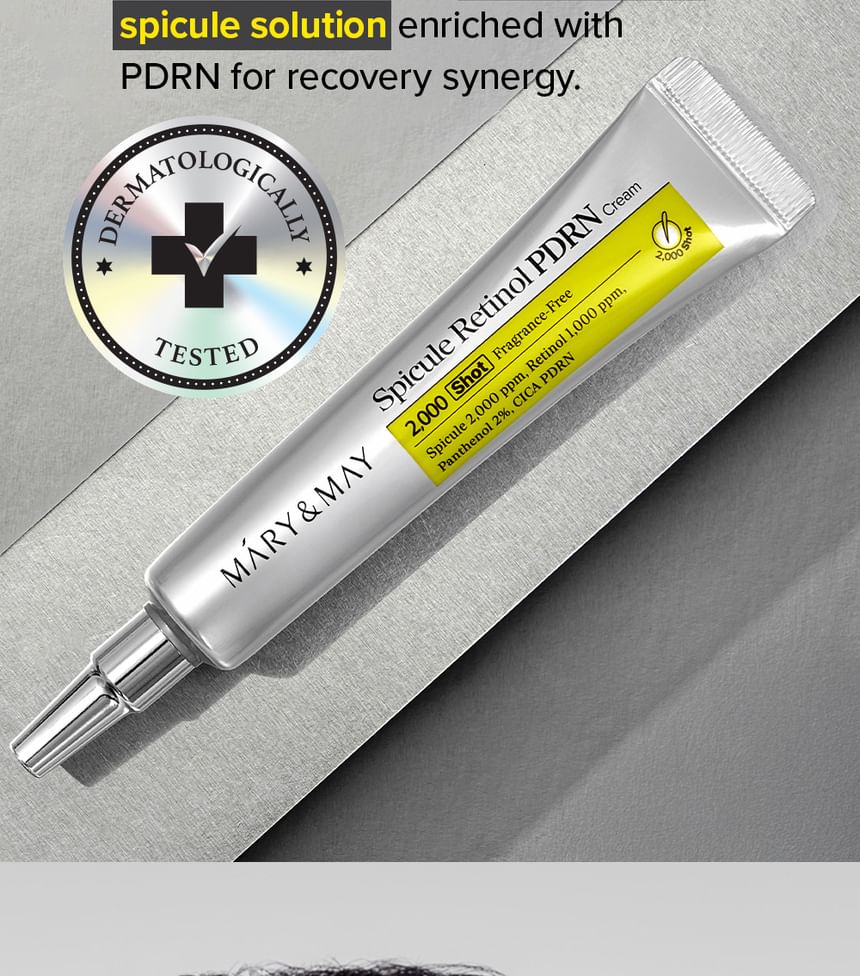 Mary&May - Spicule Retinol PDRN Cream 15g - Gallery 4