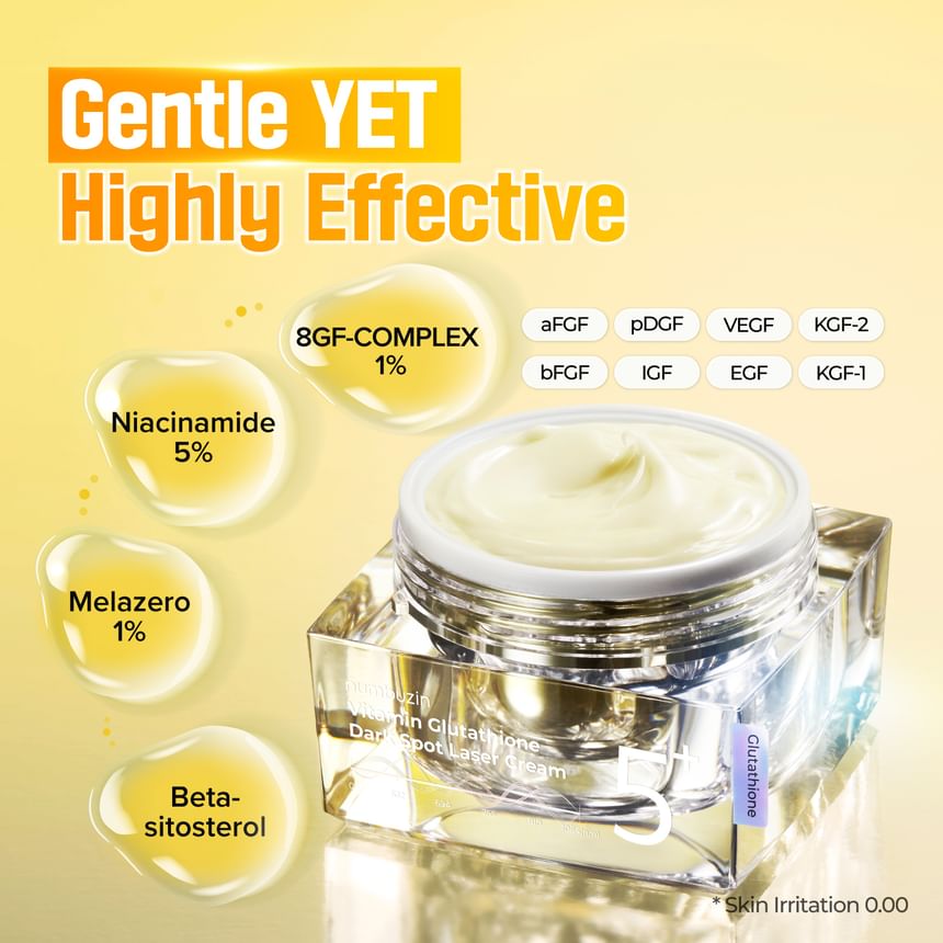 numbuzin - No. 5+ Vitamin Glutathione Dark Spot Laser Cream - Gallery 4
