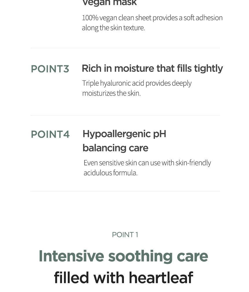 Anua - Heartleaf 80 Moisture Soothing Ampoule Mask (1 sheet mask) - Gallery 4