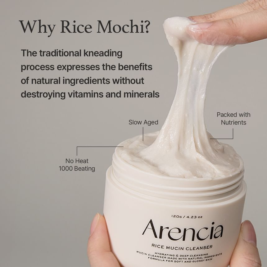 Arencia - Rice Mucin Cleanser 120g - Gallery 4