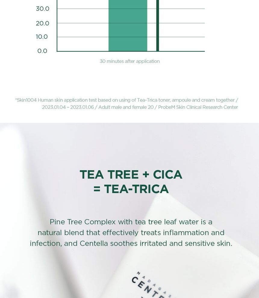 SKIN1004 - Madagascar Centella Tea-Trica B5 Cream 75ml - Gallery 5