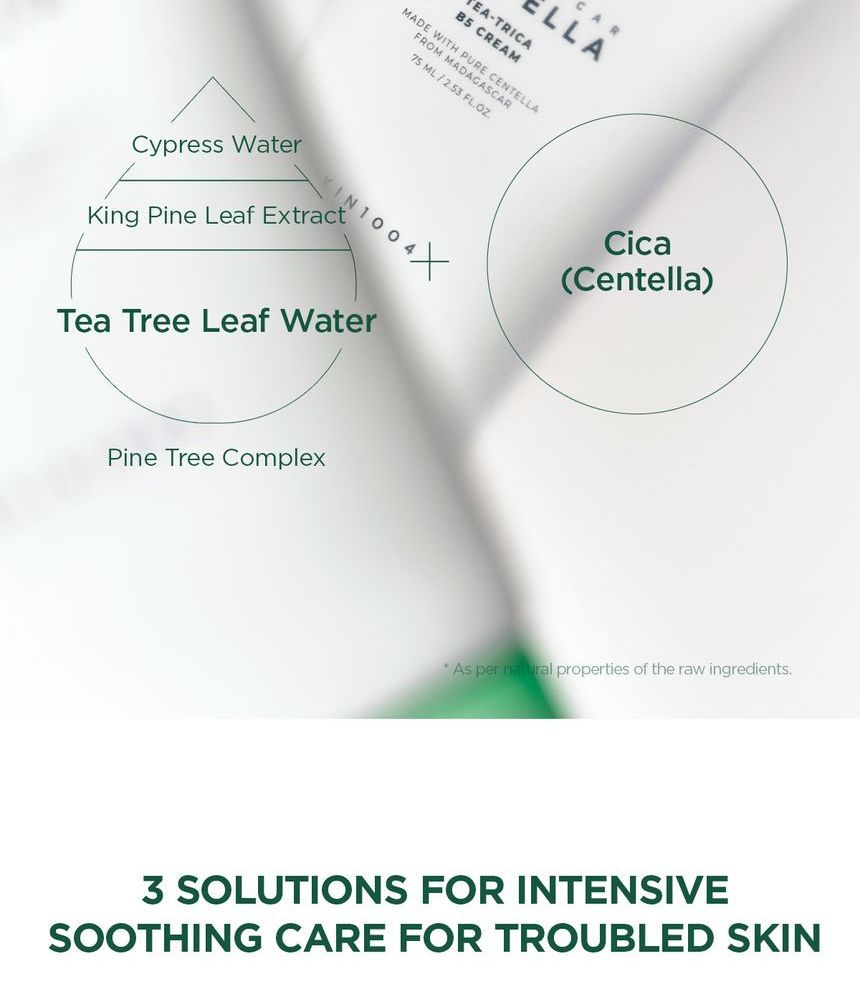 SKIN1004 - Madagascar Centella Tea-Trica B5 Cream 75ml - Gallery 6