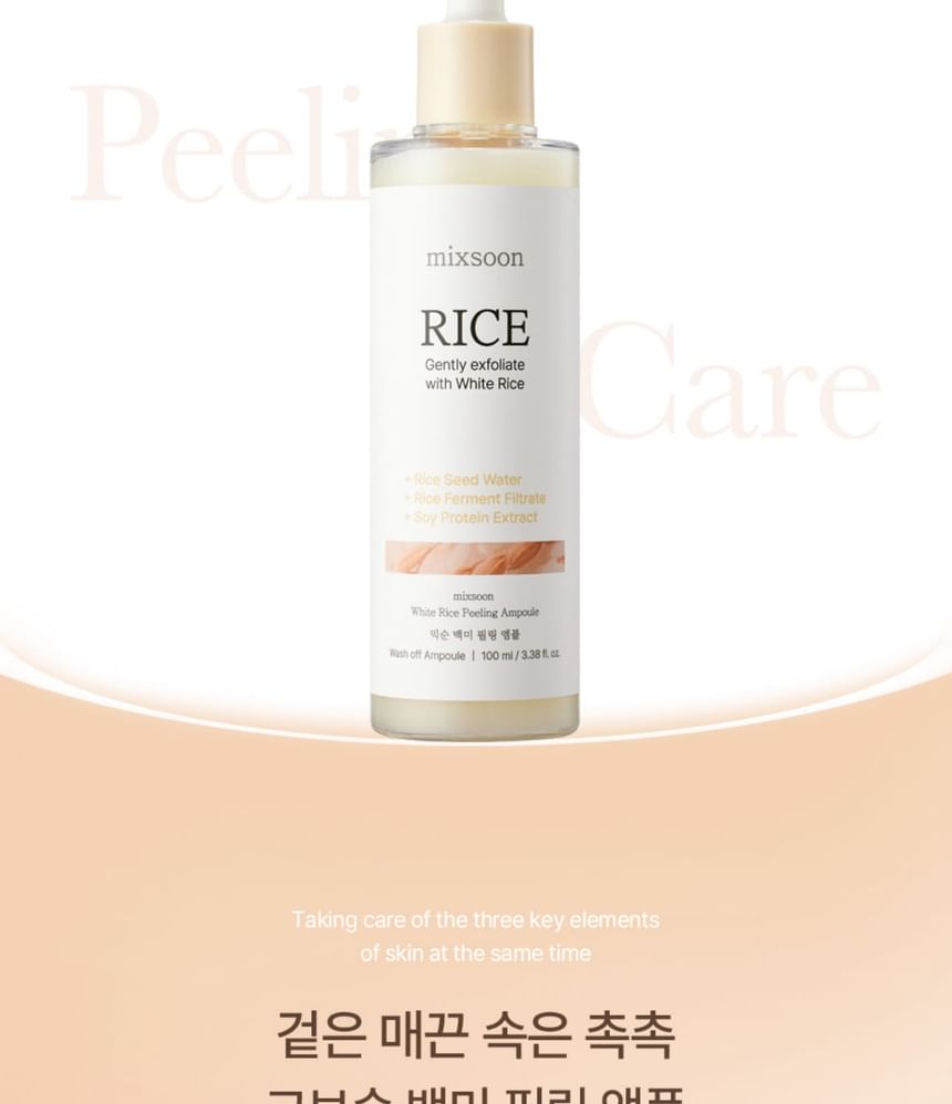 mixsoon - White Rice Peeling Ampoule 100ml - Gallery 7