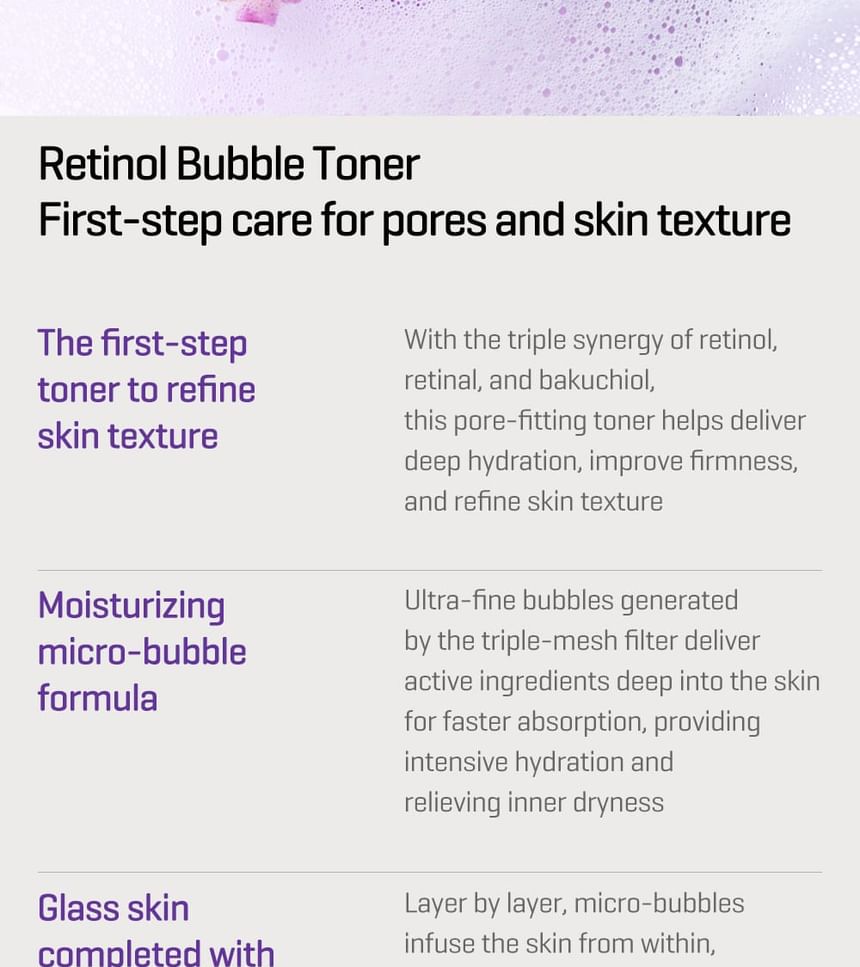 SOME BY MI - Retinol Bakuchiol Bubble Toner 100ml - Gallery 7