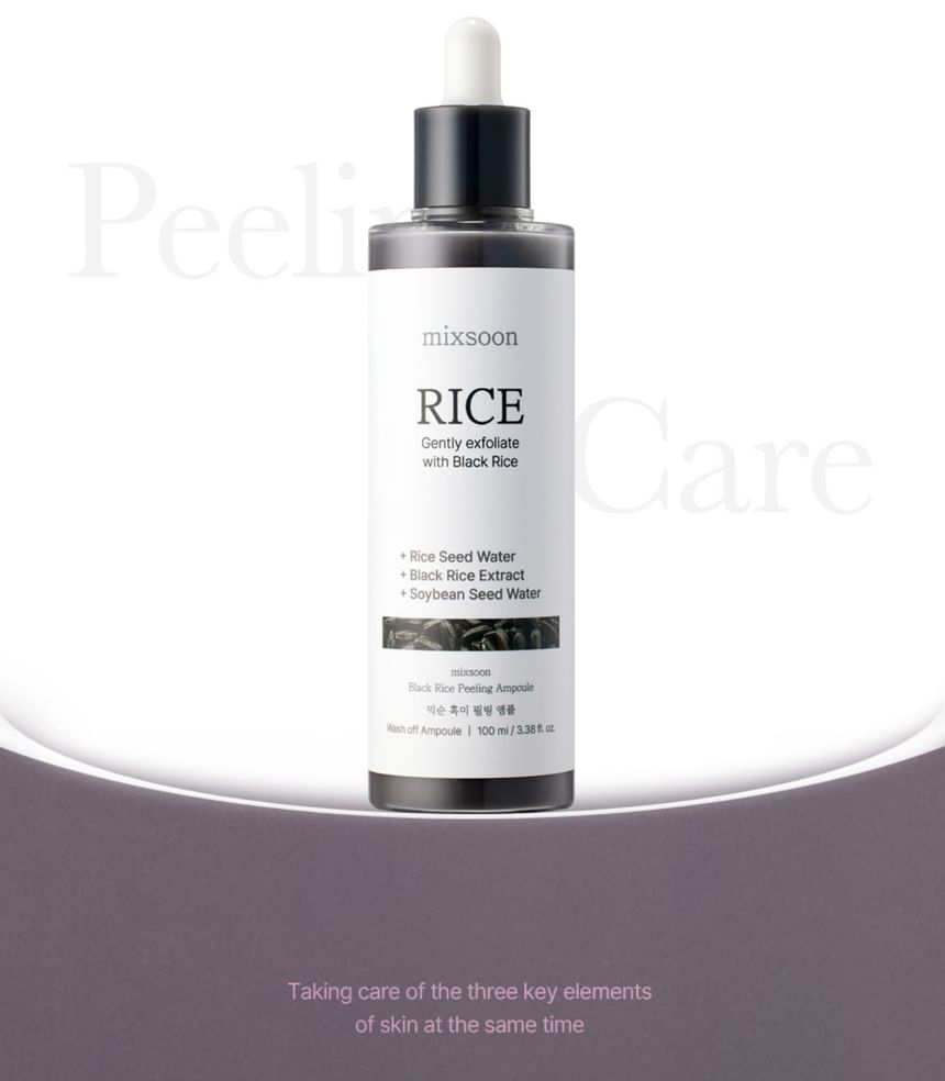 mixsoon - Black Rice Peeling Ampoule 100ml - Gallery 7