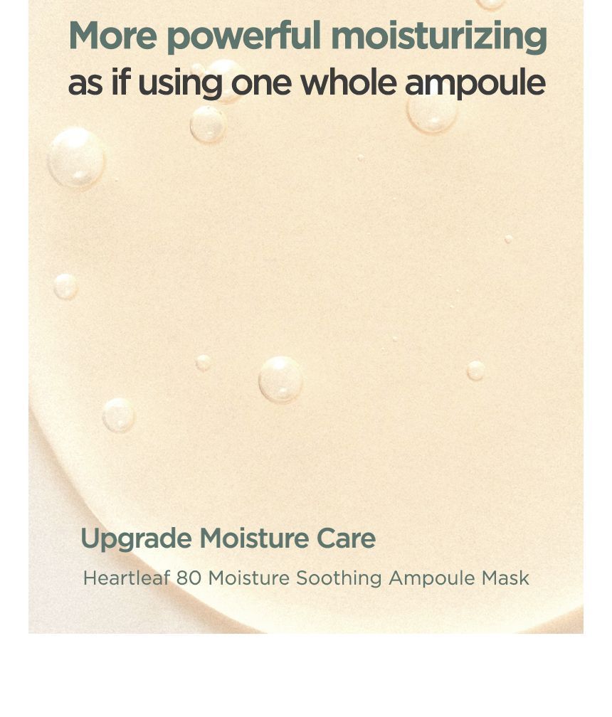 Anua - Heartleaf 80 Moisture Soothing Ampoule Mask (1 sheet mask) - Gallery 8