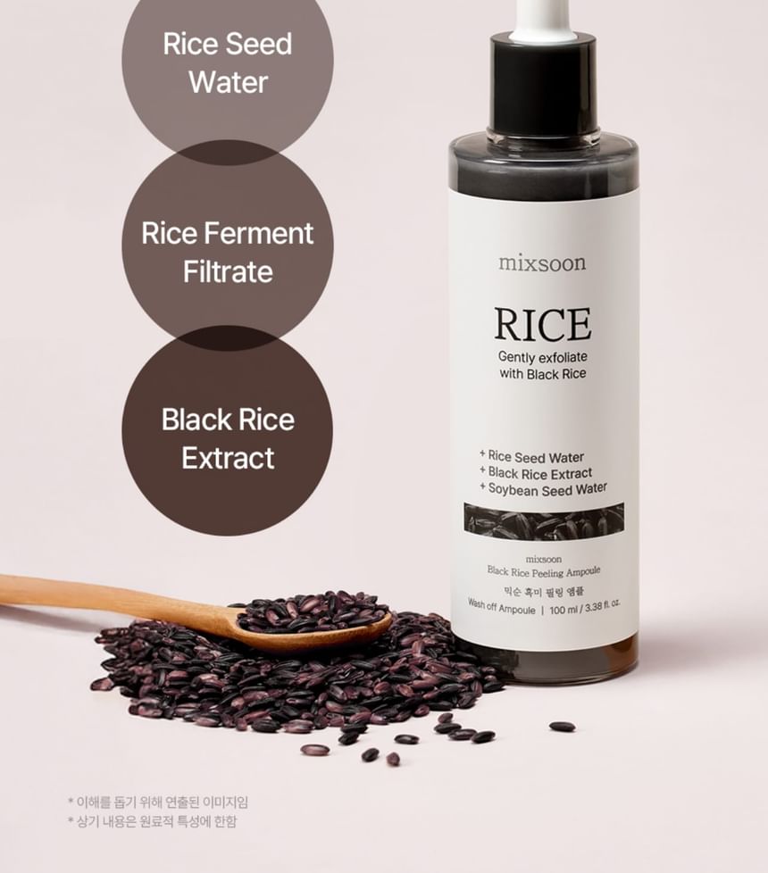 mixsoon - Black Rice Peeling Ampoule 100ml - Gallery 11