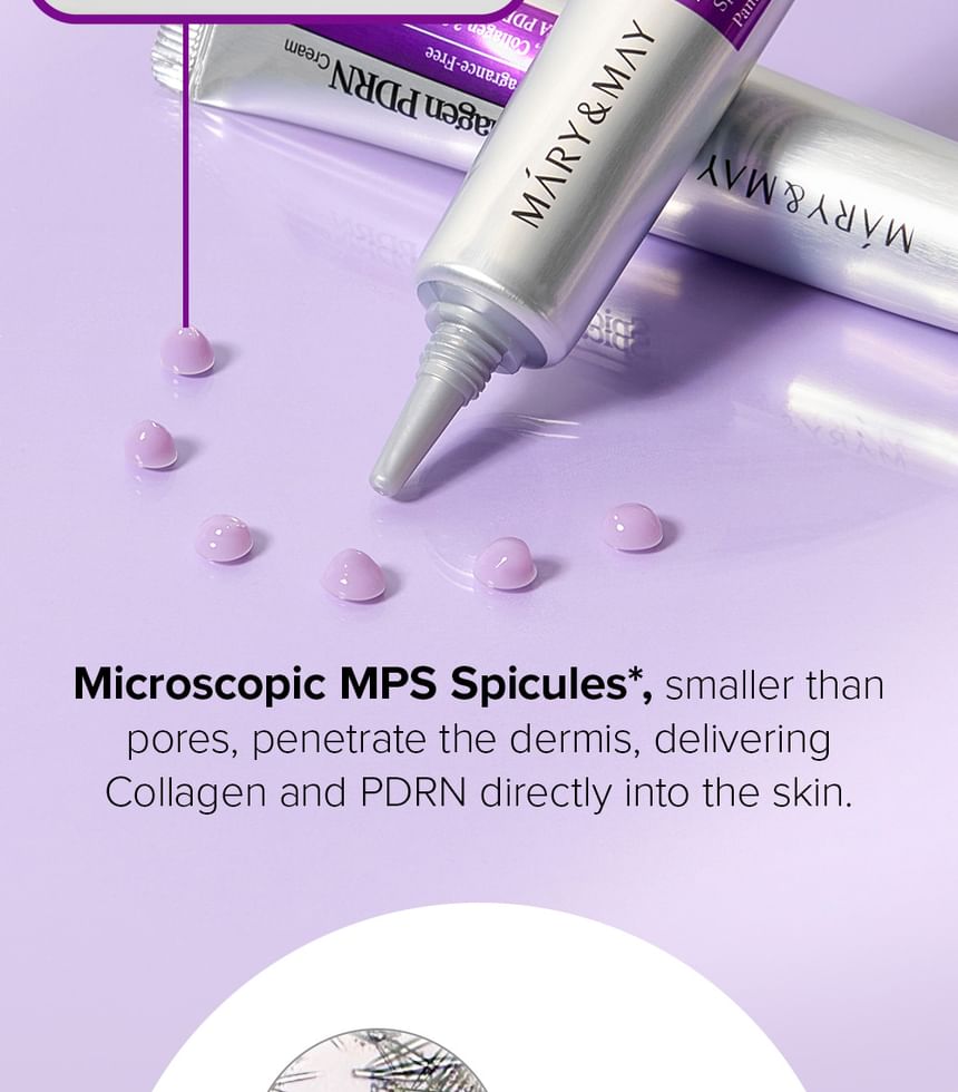 Mary&May - Spicule Collagen PDRN Cream 15g - Gallery 16