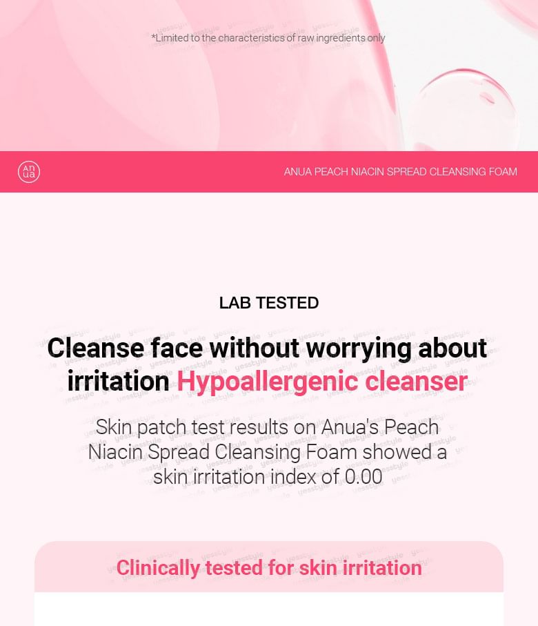 Anua - Peach Niacin Spread Cleansing Foam 150ml - Gallery 27