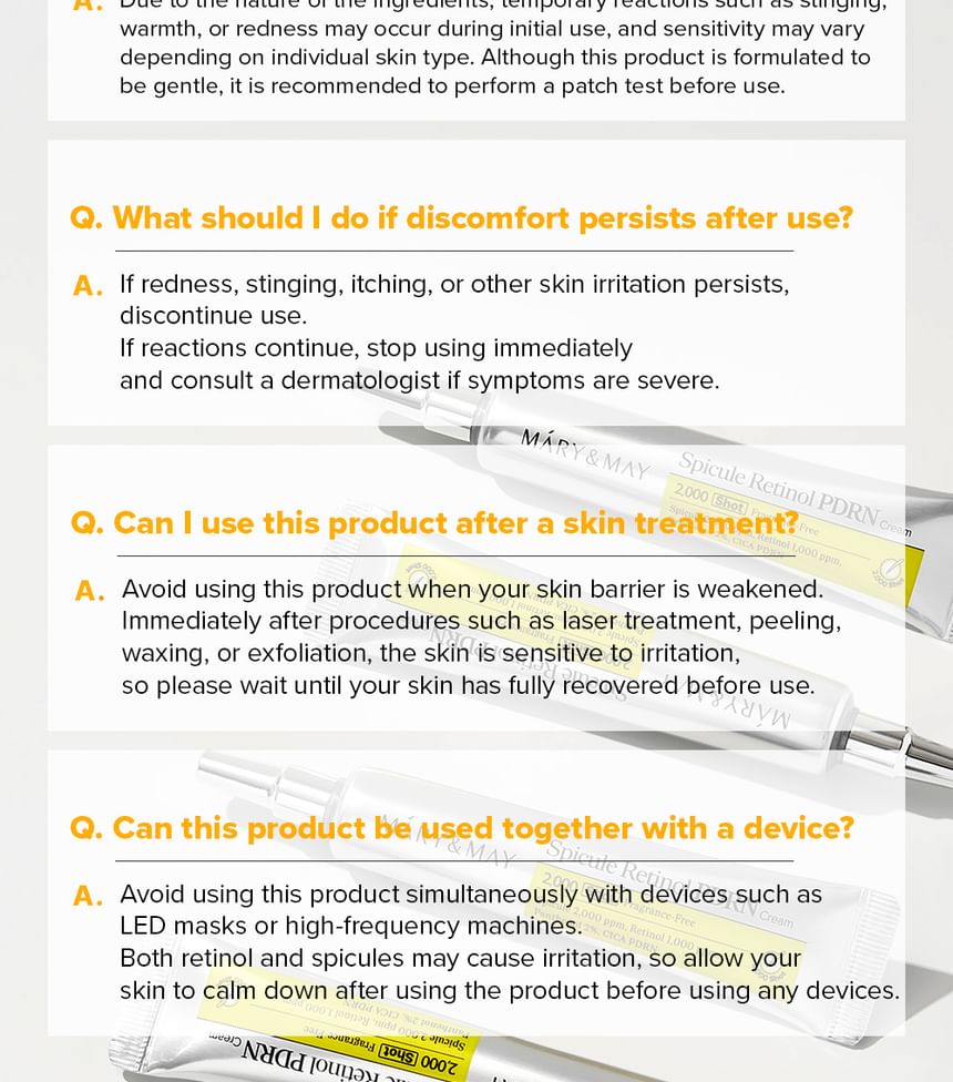 Mary&May - Spicule Retinol PDRN Cream 15g - Gallery 33