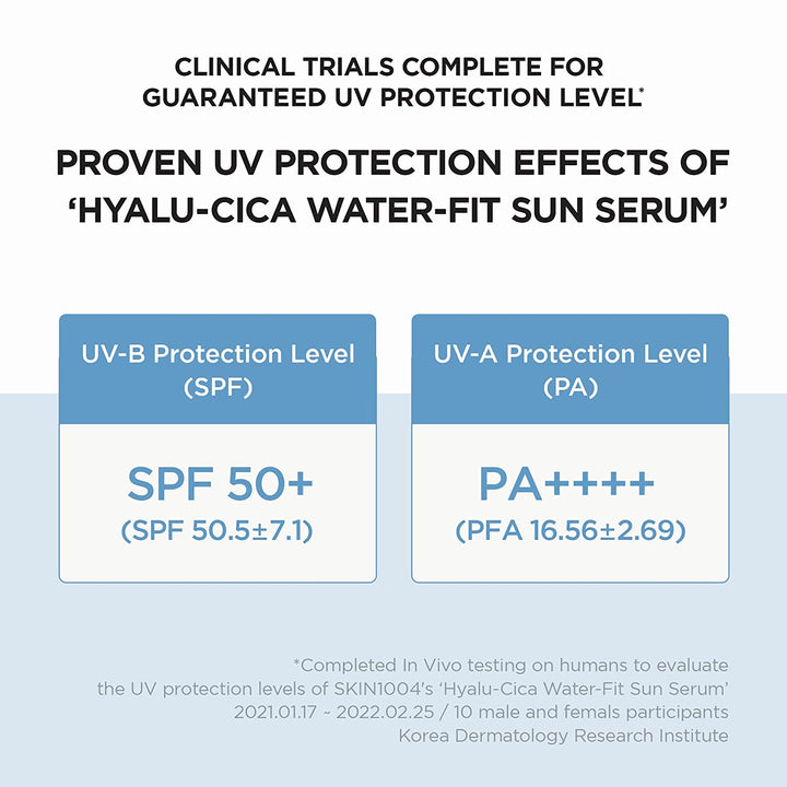 SKIN 1004 - Madagascar Centella Hyalu-Cica Water-Fit Sun Serum