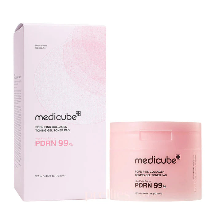 medicube - PDRN Pink Collagen Toning Gel Toner Pad