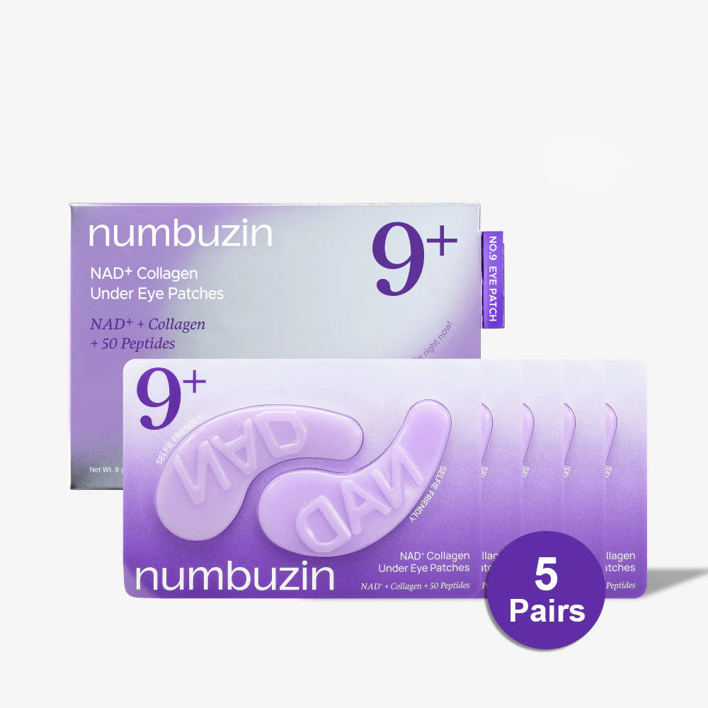  authentic numbuzin No.9 NAD+ Collagen Under Eye Patches from KoreanBeautys.com. 100% original Korean product, fast shipping, no customs & cash on delivery.