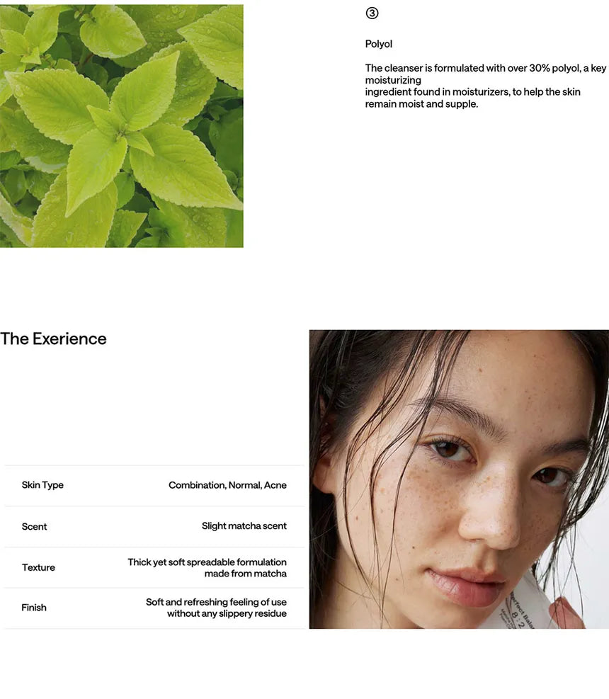 B:Lab - Matcha Hydrating Foam Cleanser 120ml - Gallery 10