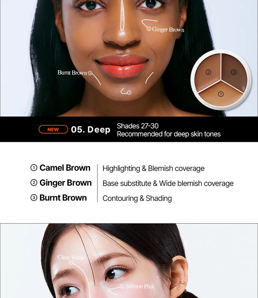TFIT - Cover Up Pro Concealer - 7 Types - Gallery 11