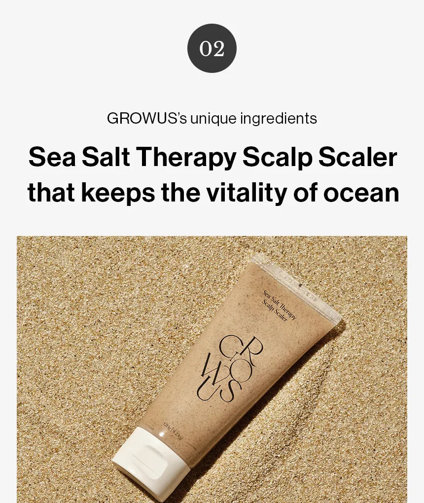 GROWUS - Sea Salt Therapy Scalp Scaler - Gallery 13