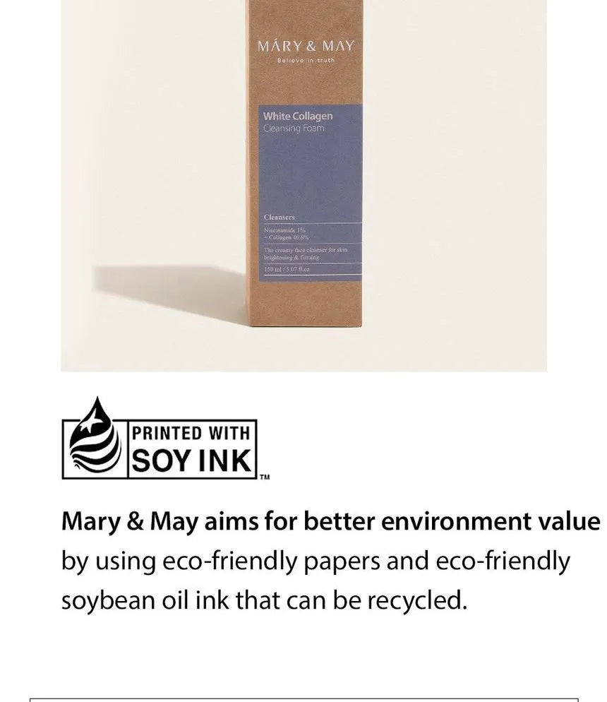 Mary&May - White Collagen Cleansing Foam 150ml - Gallery 14