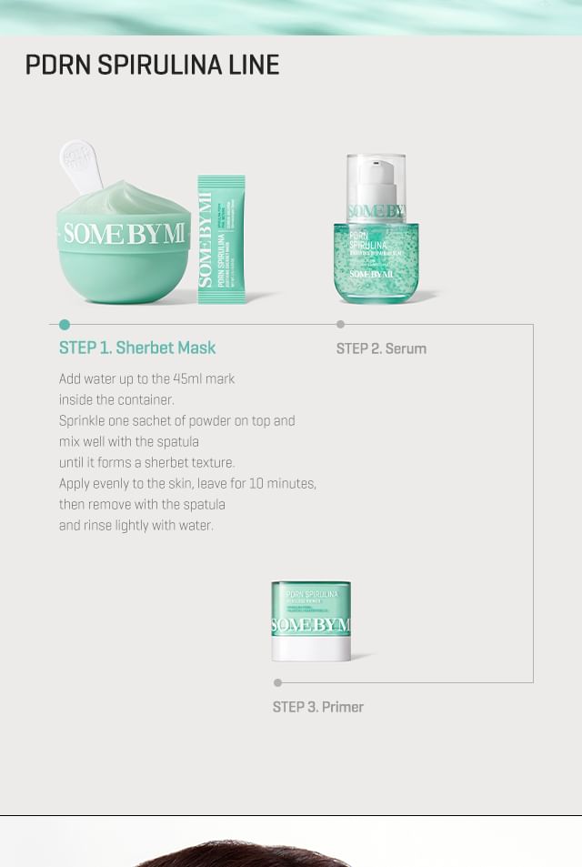 SOME BY MI - PDRN Spirulina Soothing Sherbet Mask Set - Gallery 17