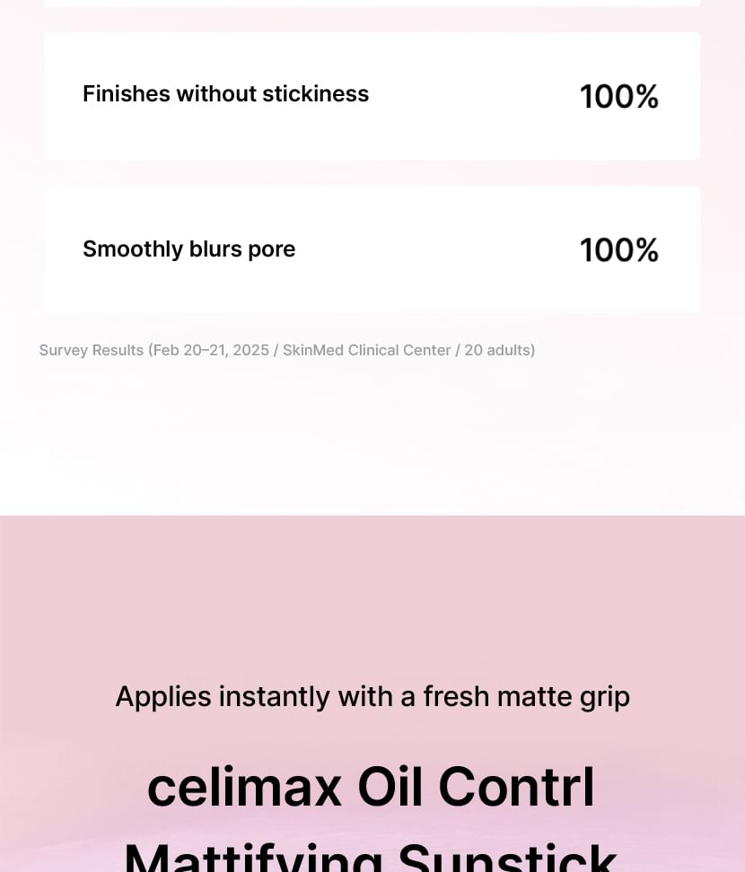 celimax - Oil Control Mattifying Sun Stick - Gallery 19