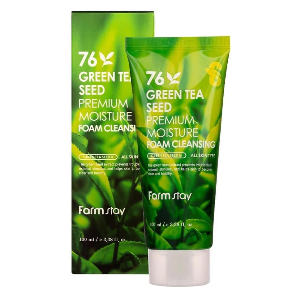 Farmstay Green tea seed foam cleanser 100ml