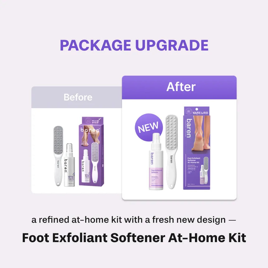 baren - Callus Remover Kit for Feet: Foot File & Peeling Foot Spray - Gallery 1