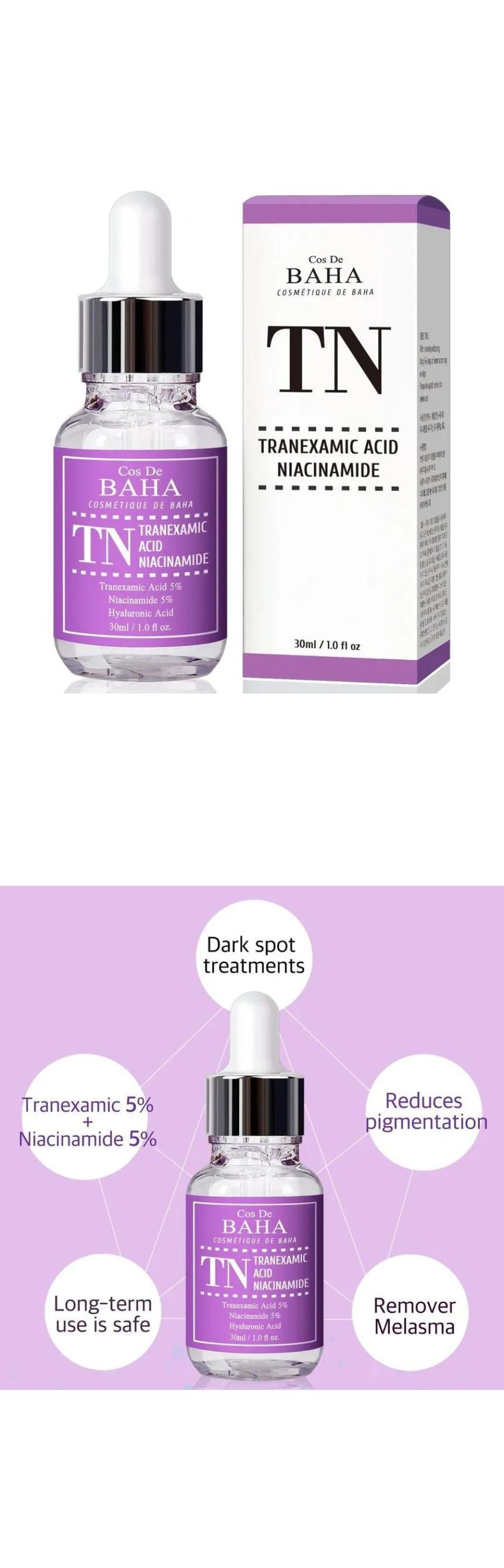 Cos De BAHA - TN Tranexamic Acid Niacinamide Serum - Gallery 1