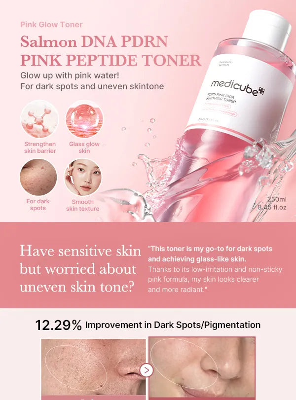 medicube - PDRN Pink Cica Soothing Toner - Gallery 1