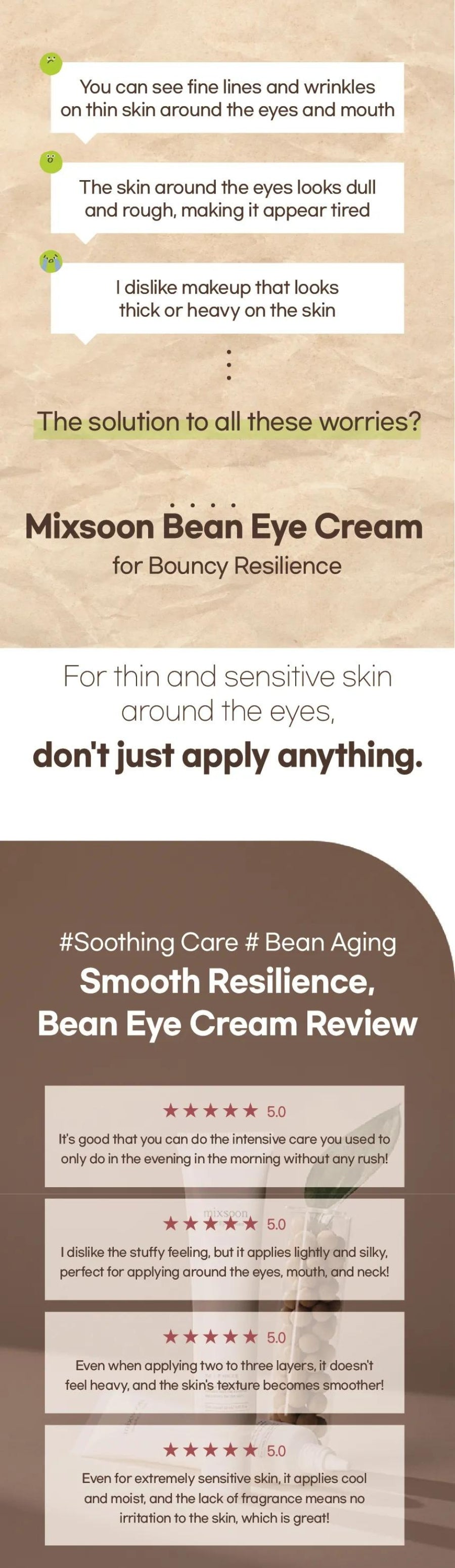 mixsoon - Bean Eye Cream - Gallery 1