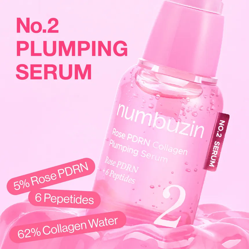 numbuzin - No.2 Rose PDRN Collagen Plumping Serum - Gallery 1