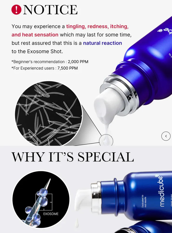 medicube - One Day Exosome Shot Pore Ampoule 25000 - Gallery 1