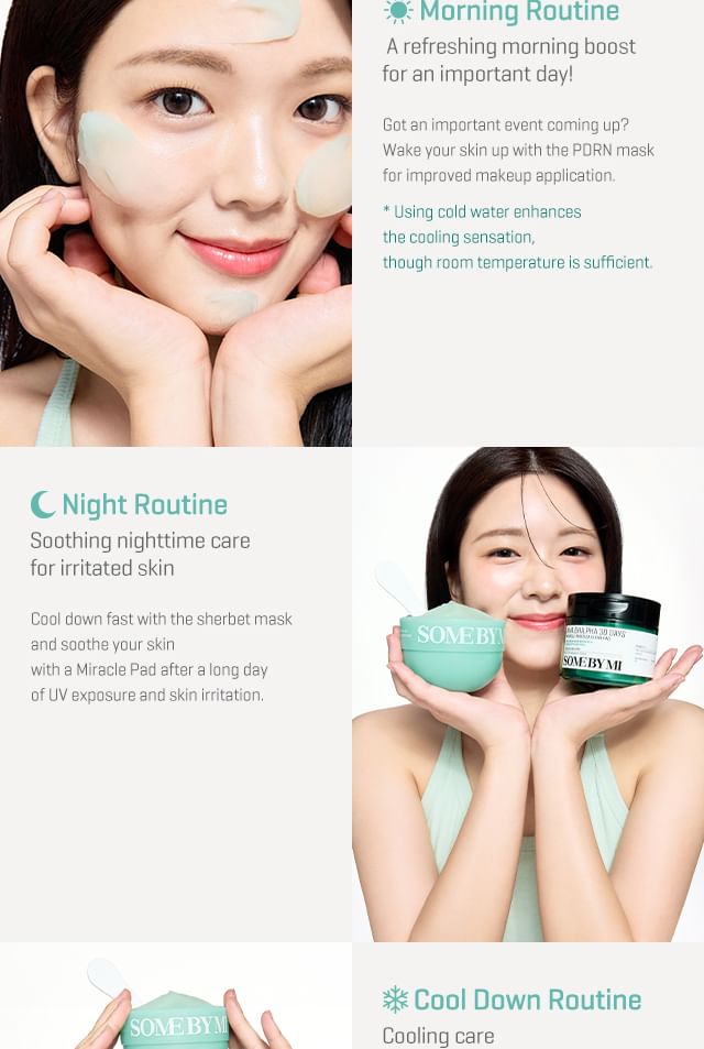 SOME BY MI - PDRN Spirulina Soothing Sherbet Mask Set - Gallery 20