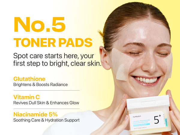 numbuzin - No.5+ Glutathione Vitamin-Concentrated Toner Pads - Gallery 2