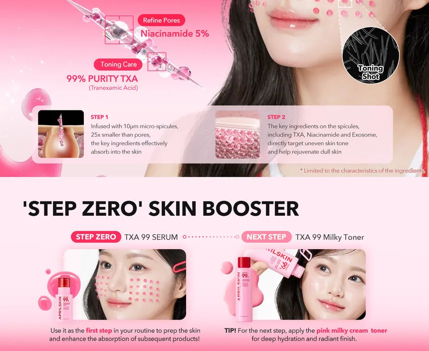 APRILSKIN - TXA Niacinamide Toning Shot 99 Serum - Gallery 2