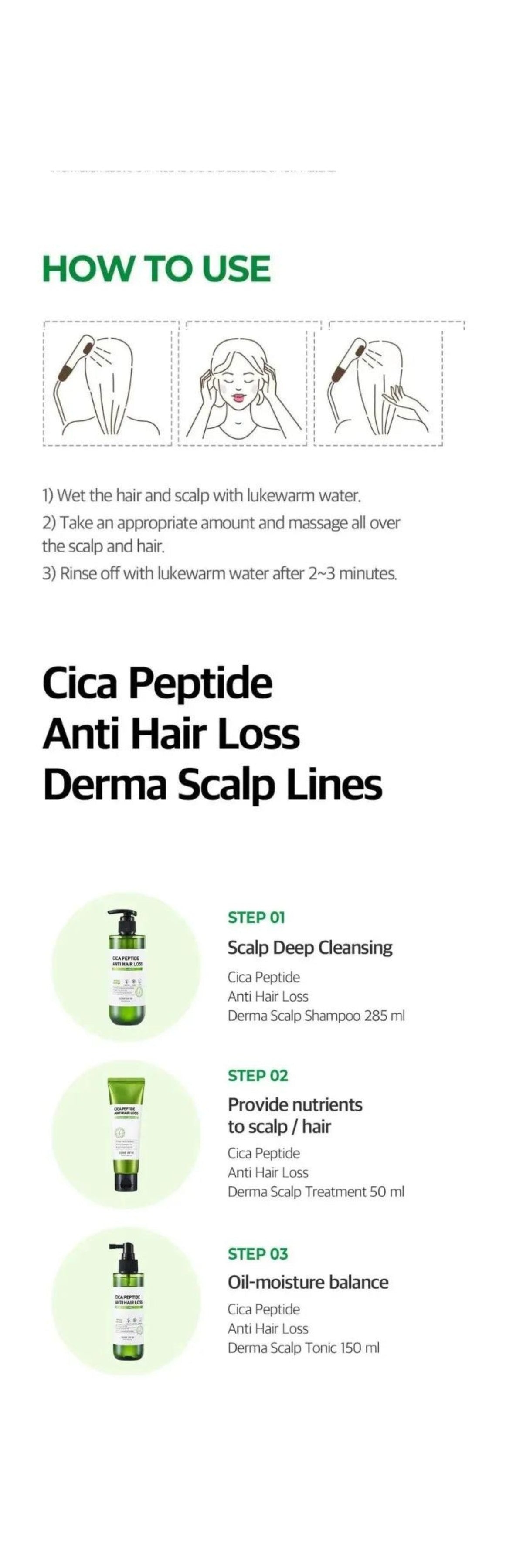 SOME BY MI - Cica Peptide Anti Hair Loss Derma Scalp Treatment 50ml - Gallery 2