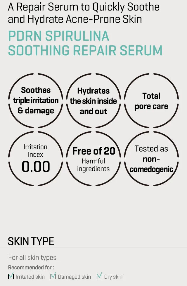 SOME BY MI - PDRN Spirulina Soothing Repair Serum 50ml - Gallery 2