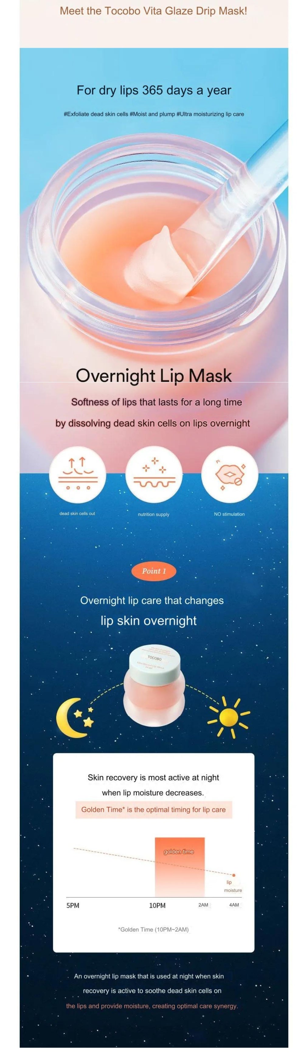 TOCOBO - Vita Glazed Lip Mask 20ml - Gallery 2