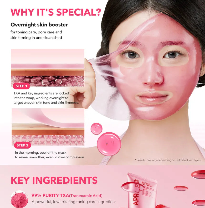 APRILSKIN - TXA Niacinamide 99 Night Wrapping Mask - Gallery 2