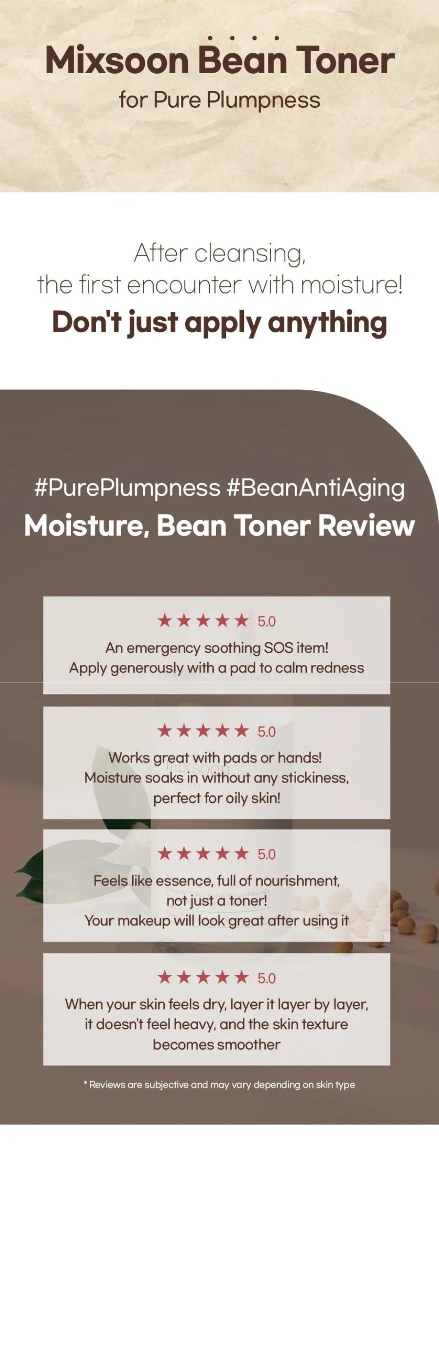 Mixsoon - Bean Toner - Gallery 2