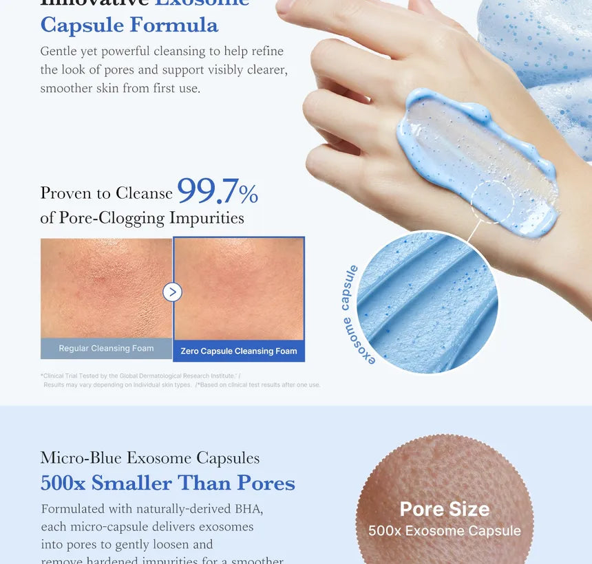 medicube - Zero Pore SA Clear Capsule Cleansing Foam - Gallery 2