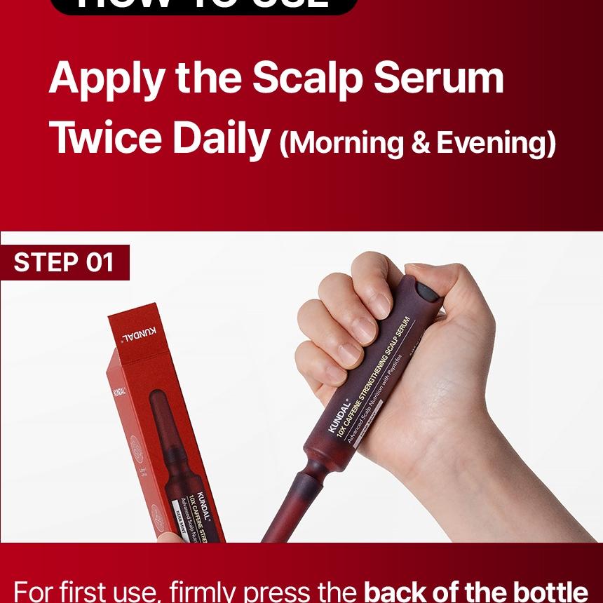 KUNDAL - 10X Caffeine Strengthening Scalp Serum - Gallery 35