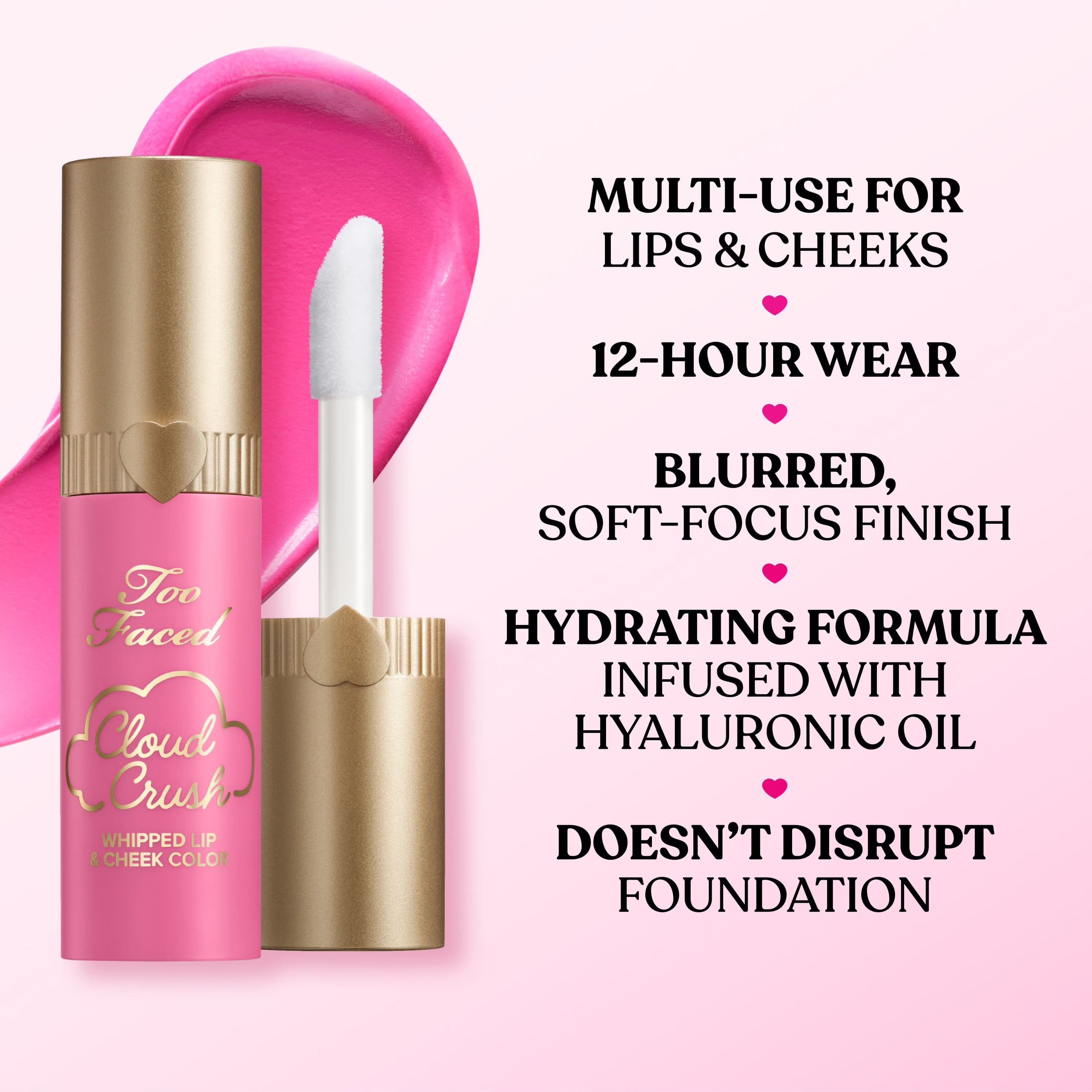 Too Faced - cloud crush blush whipped lip & cheek duo