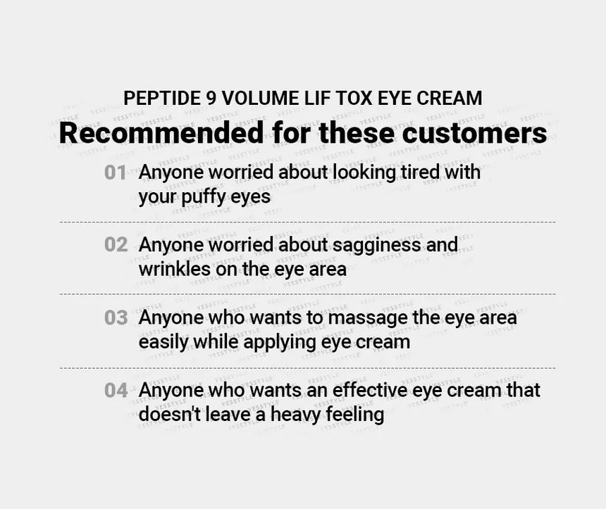 MEDI-PEEL - Peptide 9 Volume Lif-Tox Eye Cream - Gallery 31