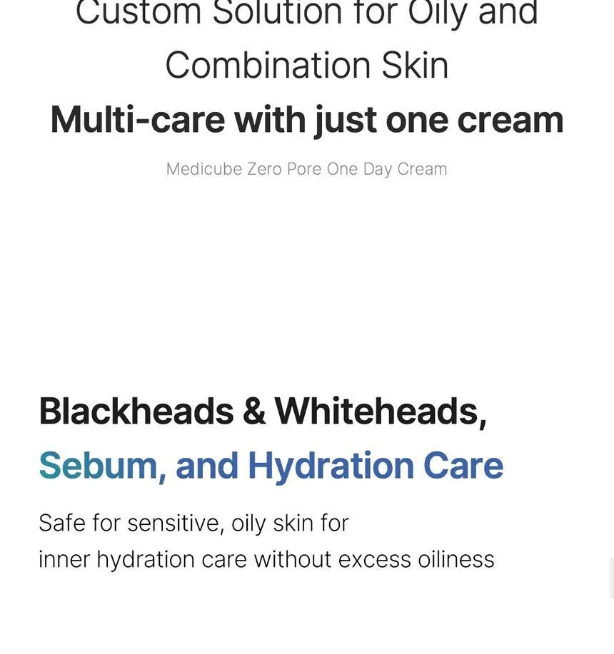 Medicube - Zero Pore One Day Cream - 50ml - Gallery 34