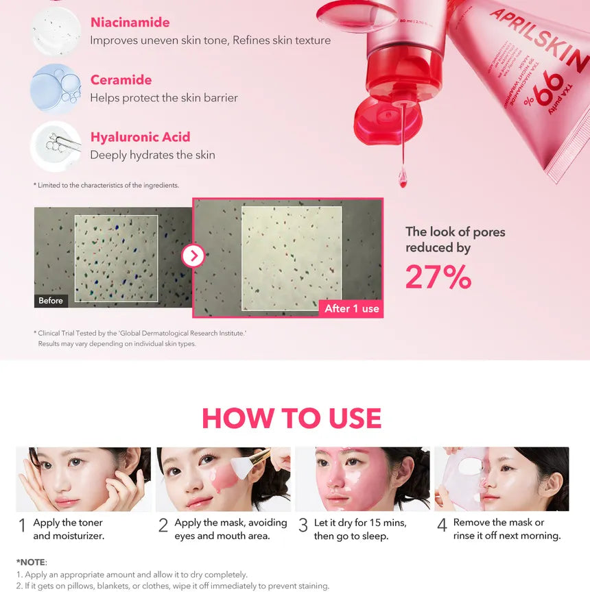 APRILSKIN - TXA Niacinamide 99 Night Wrapping Mask - Gallery 3