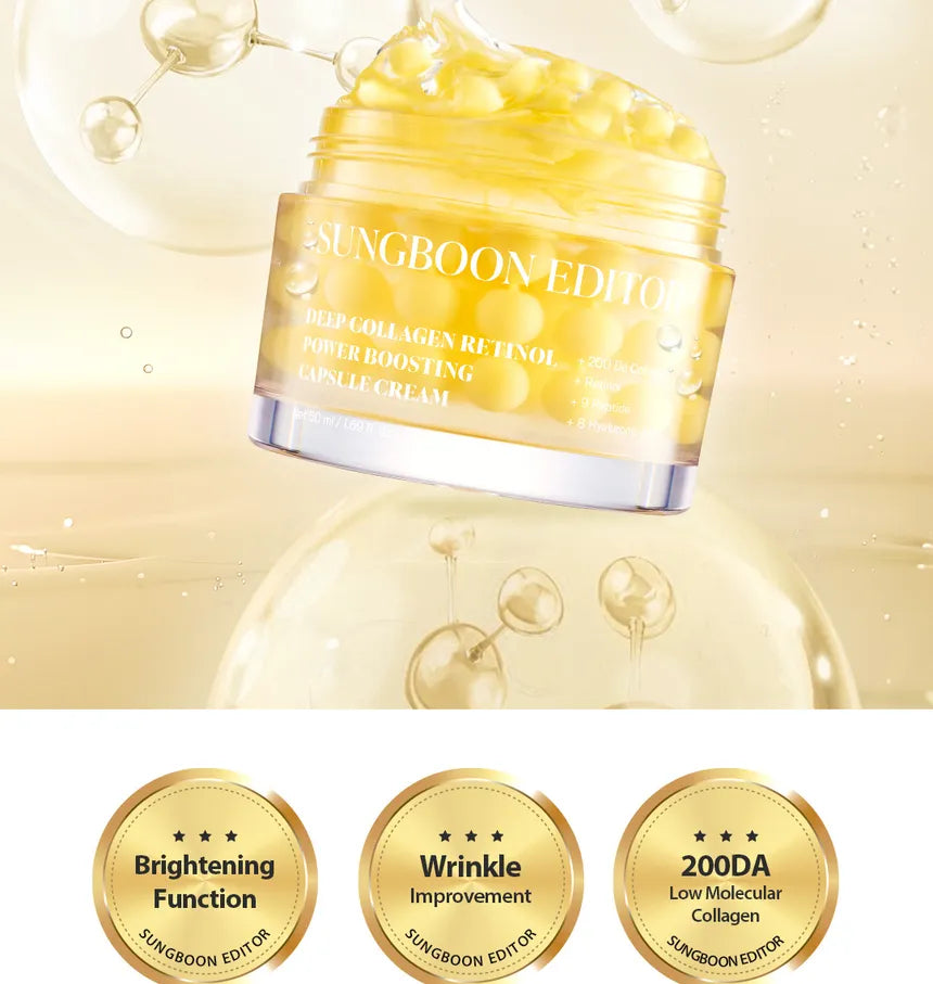 SUNGBOON EDITOR - Deep Collagen Retinol Power Boosting Capsule Cream - Gallery 3